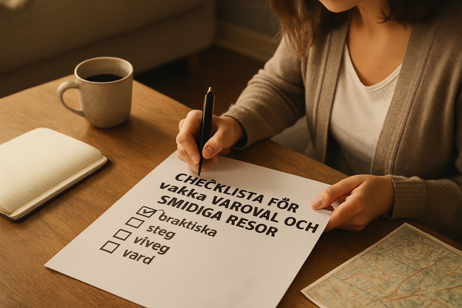 Checklista för säkra vårdval och smidiga resor